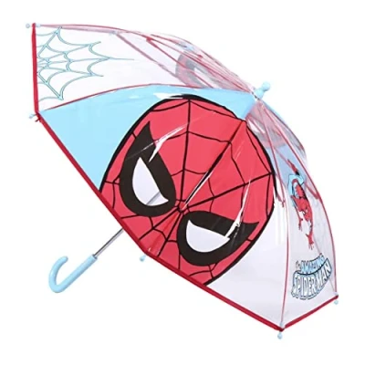Afbeelding van Spiderman paraplu rood D66 cm voor kinderen regen accessoires Paraplu&quot;;s