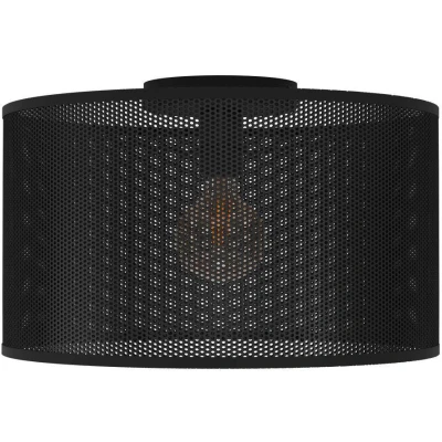 Afbeelding van EGLO Manby Plafondlamp E27 Ø 45 cm Zwart Staal