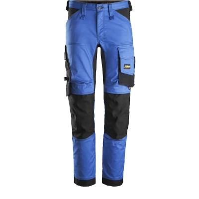 Afbeelding van Snickers Allroundwork, Stretch Werkbroek 6341 44 Kobalt Blauw/Zwart