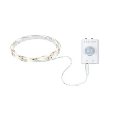 Afbeelding van Paulmann 78900 LED strip, werkt op batterijen, incl. bewegingsmelder en schemeringssensor, 1 m, 1,4 W, 140 lm/m, 3000 K, wit, kunststof