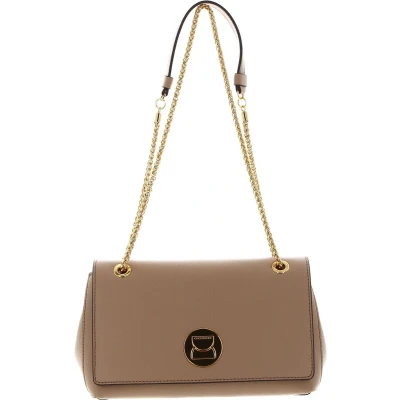 Afbeelding van COCCINELLE Leren Schoudertas Liya Shoulder Bag Toasted Beige