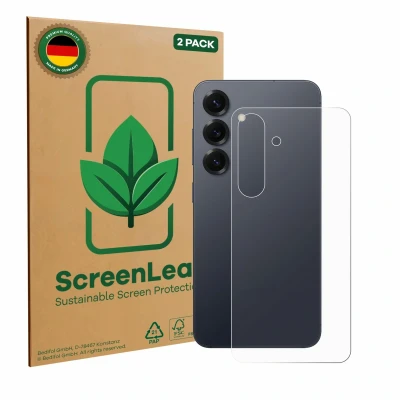 Afbeelding van ScreenLeaf Screenprotector voor Samsung Galaxy S25 Enterprise Edition (Achterkant) Duurzame schermbescherming Folie Beschermfolie transparant (2 Stuks)