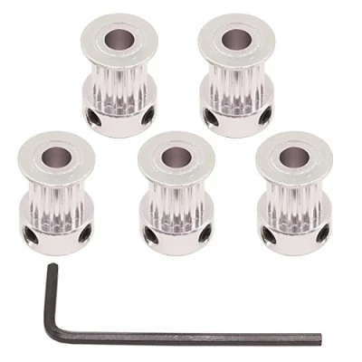 Afbeelding van WINSINN Aluminium 2GT GT2 Synchrone Wiel 16 Tanden Boring 5mm 16T Distributieriem voor 3D printer Breedte 10mm RepRap Bowden Prusa I3 Mendel Makerbot Kossel Delta (Pack van 5 stuks)