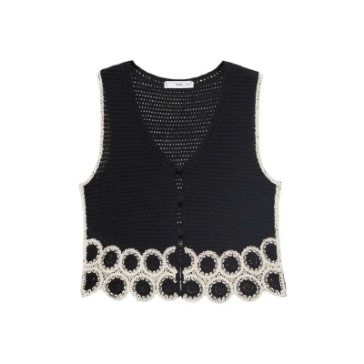 Afbeelding van Mango TON Bodywarmer, Dames, Maat: XS, Black