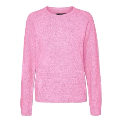 Afbeelding van Vero Moda Trui Vmdoffy Ls O neck Blouse Ga Noos 10201022 Bonbon/melange Dames Maat XL