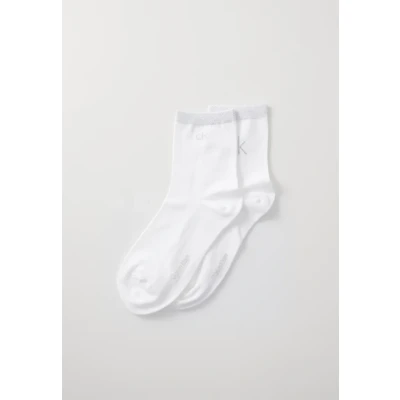 Afbeelding van Calvin Klein Sokken 2P Shiny Logo Short Socks Roze Maat 39/42 Dames
