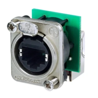 Afbeelding van Neutrik NE8FDP R RJ45 dataconnector etherCON D serie Bus, haaks Aantal polen: 8P8C Nikkel 1 stuk(s)