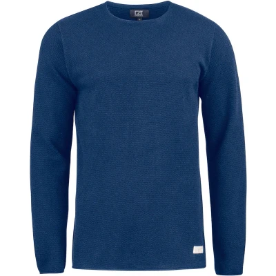 Afbeelding van Cutter &amp; Buck Carnation Sweater Heren 355426 Navy Melange