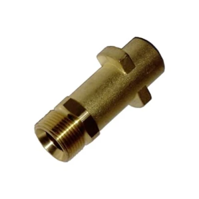 Afbeelding van Messing adapter M22 op bajonet voor Kärcher hogedrukreiniger K2 K7 van One! Made in Germany
