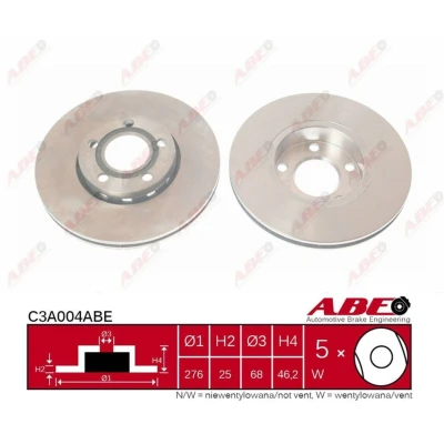 Afbeelding van ABE Remschijven C3A004ABE