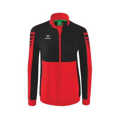Afbeelding van Erima dames Six Wings presentatie jack (1012246), rood/zwart, 38