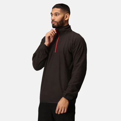 Afbeelding van Regatta Navigate Half Zip Fleece RG691 Black/New Royal XXL