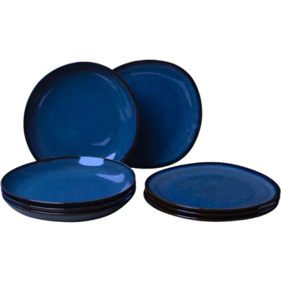 Afbeelding van Villeroy &amp; Boch Serviesset Lave Blauw 8 delig