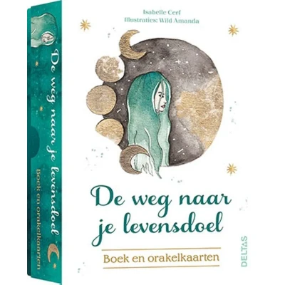 Afbeelding van Deltas de Weg Naar Je Levensdoel Boek en Orakelkaarten, 1set