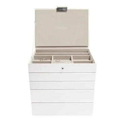 Afbeelding van Stackers White Classic Medium Jewellery Box, Set of 5