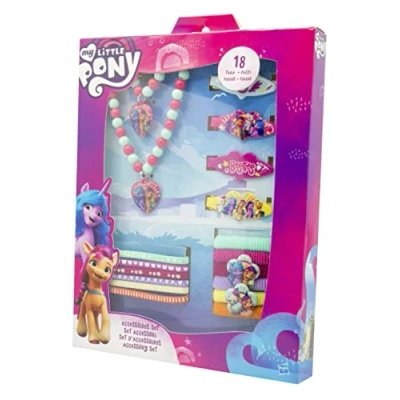 Afbeelding van Joy Toy 42693 Hasbro My Little Pony The Movie accessoireset 18 delig, in geschenkverpakking, meerkleurig
