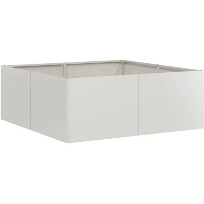 Afbeelding van Plantenbak 80x80x30 cm roestvrij staal