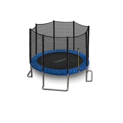 Afbeelding van SereneLife Trampoline met Veiligheidsnet, Roestbestendige Coating, Buiten Recreatief Achtertuin, 2.4m/3m /3.6m,Kinderen en Volwassenen, Springbedekking Padding