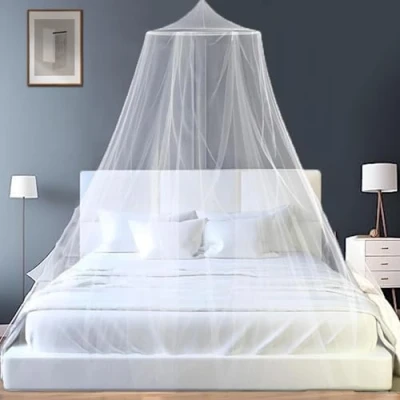 Afbeelding van klamboe, baldakijn, tweepersoonsbed, muggennet, bed voor reizen, muggennet buiten, binnen, eenpersoonsbed, indoor, outdoor, reizen