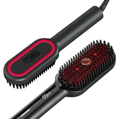 Afbeelding van TYMO Ionic Plus Stijltangborstel, Professionele Stijltang, Snel Stylen, 16 Temperaturen, 80 230℃, LCD display, Dubbele spanning, Snelle Verwarming, Verbrandingsbeveiliging