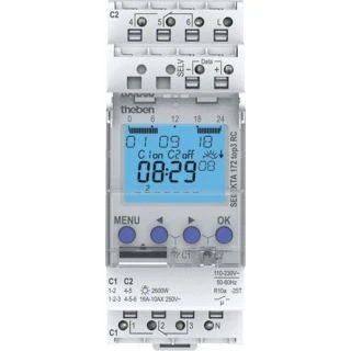 Afbeelding van Theben selekta 172 top3 digitale astro schakelklok 2 kanaals rc 1720330