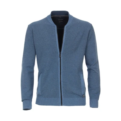 Afbeelding van Casa Moda vest Heren blauw effen