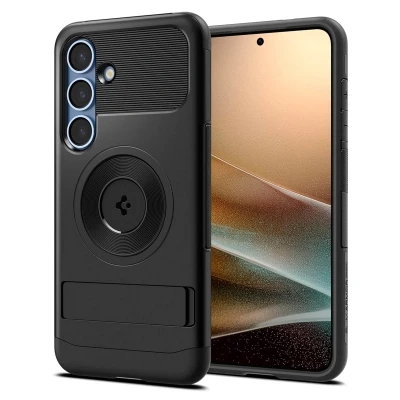 Afbeelding van Spigen Hoesje Geschikt voor Samsung Galaxy S25 Slim Armor Mag Zwart
