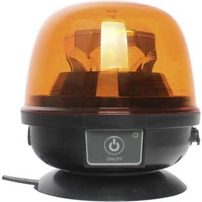 Afbeelding van SecoRüt Zwaailicht 95003 12 V/DC, 24 V/DC werkt op een accu Magneetbevestiging, Magneetvoet, Zuignap Oranje