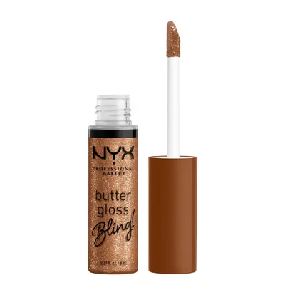 Afbeelding van Nyx Professional Makeup Butter Gloss Bling Pay Me In Gold Niet plakkende Glanzende Lipgloss Bronze 8ML