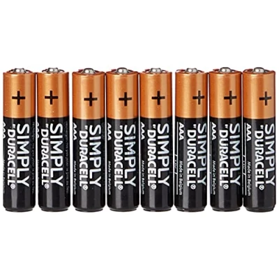 Afbeelding van Duracell Simply AAA Batterij 1,5 Volt LR03 / MN2400 8 Stuks