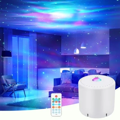 Afbeelding van Sovima LED Ster Projector, Galaxy Projector met Afstandsbediening, Verstelbare Snelheid en Helderheid Night Light Aurora Lights Kinderen Volwassen Party Decoratie