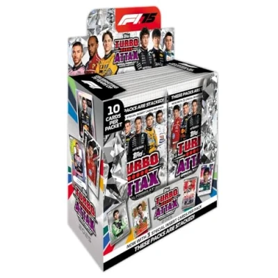 Afbeelding van F1 Turbo Attax 2025 Display (24 Boosters) Officiële Topps Kaarten