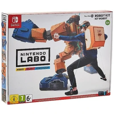 Afbeelding van Nintendo 250050 Labo Robotpakket Figuren, Blauw/Oranje/Grijs (Nintendo Switch)