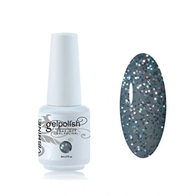 Afbeelding van Vishine Soak Off nagellak 8ml, semi permanent, UV, LED, gel, manicure, onderlak, donkerroze (1582)