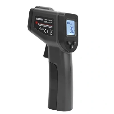 Afbeelding van Eujgoov Industriële Instrument Temperatuur, ‑50 ℃ ‑380 Thermometer Contactloze Digitale Infrarood Thermodetector voor Industrieel