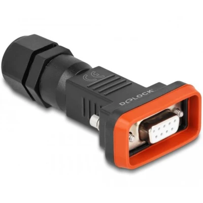 Afbeelding van Delock D Sub 9 Pin Buchse mit Gehäuse IP67 wasserfest