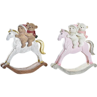 Afbeelding van Kerstversiering DKD Home Decor Hars (14 x 4,5 15 cm) (2 Stuks)
