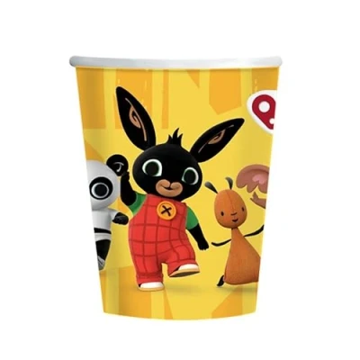 Afbeelding van Bing bekers papier 250ml 8 stuks