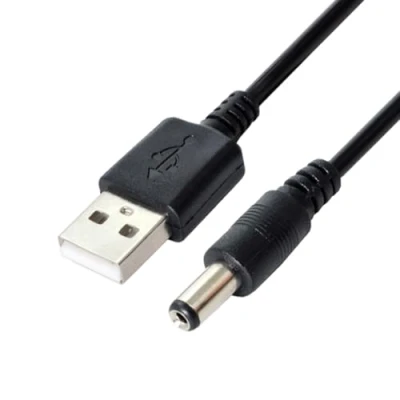 Afbeelding van CY USB EEN TYPE MANNELIJK NAAR 5,5 mm DC stekker Barrel Connector 5v laadkabel