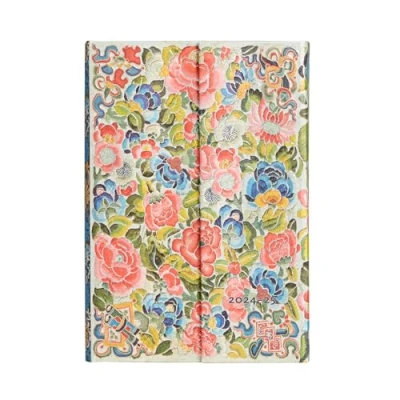 Afbeelding van Paperblanks 18 Month Planners, Pear Garden, Mini, Horizontal, Wrap Closure