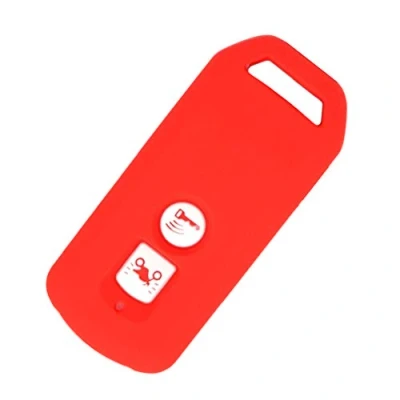 Afbeelding van Happyit Siliconen Autosleutel Cover Cases voor Honda PCX 150 hybride X ADV SH125 Scoopy SH300 Forza 125 300 Motor Scooter 2 Knoppen (Rood)