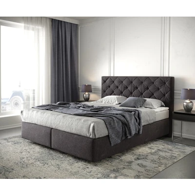 Afbeelding van Boxspringbed Dream Great microvezel zwart 160x200 met matras en topper