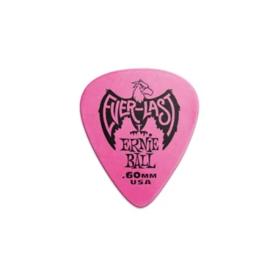 Afbeelding van Ernie Ball Plectrums Everlast Roze 0.60mm 6 stuks