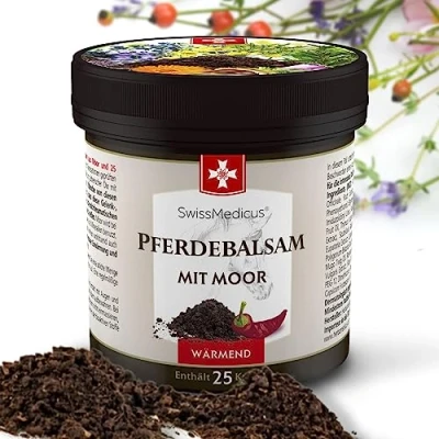 Afbeelding van Extra Sterk Paardenbalsem met Turf Verwarmende Massagebalsem Ontspannende massagegel Effectief Tegen Spataderen Ondersteuning bij Gewrichtsproblemen Rugspanning en Spierpijn 250 ml