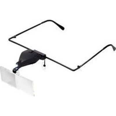 Afbeelding van TOOLCRAFT TO 5137812 Loepbril Met LED verlichting Vergrotingsfactor: 1.5 x, 2.5 3.5 x Lensgrootte: (l b) 74 mm 3