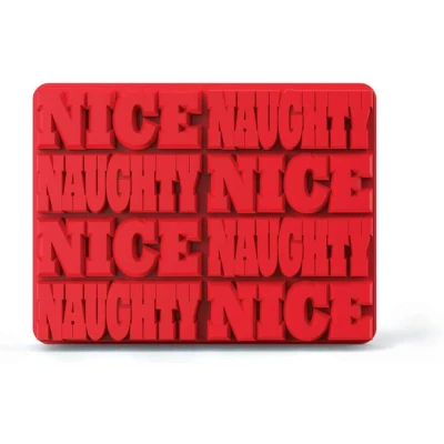 Afbeelding van Zoku IJsblokjes Vorm Naughty Nice Polypropyleen Oranje