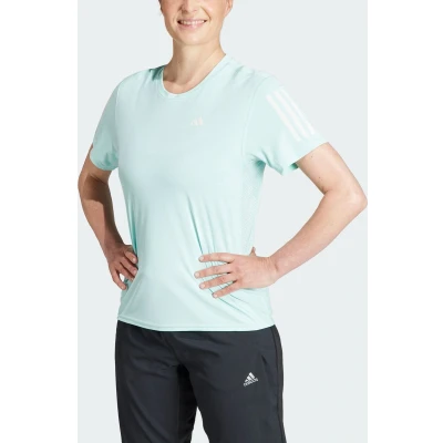 Afbeelding van adidas Performance OWN THE RUN Sport Tshirt, Dames, Maat: 30/32 (XS), Semi flash aqua