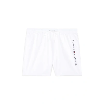 Afbeelding van Tommy Hilfiger Original Drawstring Zwemshorts, Heren, Maat: Large, Th optic white