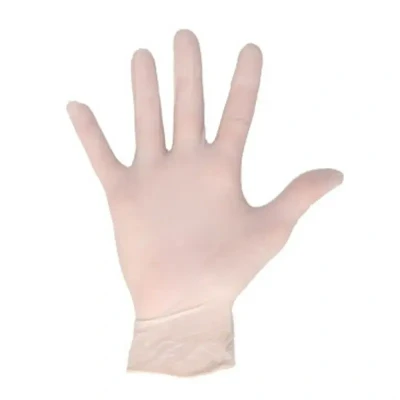 Afbeelding van Latex Handschoenen CMT Poedervrij Wit Maat M
