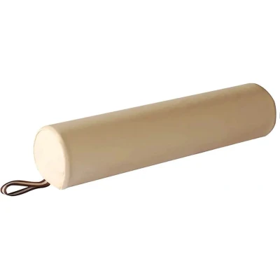 Afbeelding van ZenGrowth Knierol 66x15x13cm, 3/4 rond, Beige, PU Leer